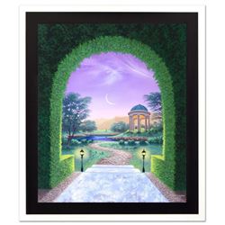 Jon Rattenbury, "The Garden Doorway" Limited Edition Giclee on Canvas, Numbered and Hand Signed by t