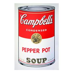 Andy Warhol  Soup Can 11.51 (Pepper Pot)  Silk Screen Print from Sunday B Morning.