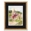 Image 1 : Martin Goode (1932-2002), "The Mission, Carmel, Monterey, California " Framed Original Watercolor Pa