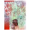 Image 1 : Mark Kostabi "Till Text Do We Part" Hand Signed Original Artwork with COA.