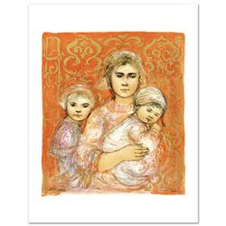  Jenet, Mary and Wee Jenet  Limited Edition Lithograph by Edna Hibel (1917-2014), Numbered and Hand 