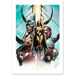 "New Avengers #10" Limited Edition Giclee on Canvas by David Finch and Marvel Comics. Numbered and H