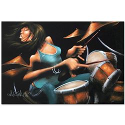 "Lola Beats" Limited Edition Giclee on Canvas (60" x 40") by David Garibaldi, M Numbered and Signed 