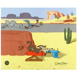 "Acme Road Runner Spray" Limited Edition Animation Cel with Hand Painted Color by Chuck Jones (1912-