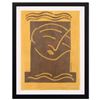 Image 1 : Gaylord Soli, "Russell" Framed Original Mixed Media Acrylic Painting, Hand Signed with Certificate o