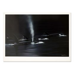 Wyland, "Ancient Orca Seas" Limited Edition Lithograph, Numbered and Hand Signed with Certificate of