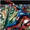 Image 2 : Marvel Comics "Captain America: Man Out of Time #5" Numbered Limited Edition Giclee on Canvas by Bry