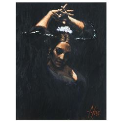 Fabian Perez,  Duende  Hand Textured Limited Edition Giclee on Board. Hand Signed and Numbered.