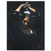 Image 1 : Fabian Perez, "Duende" Hand Textured Limited Edition Giclee on Board. Hand Signed and Numbered.