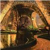 Image 2 : Howard Behrens (1933-2014), "Twilight At The Eiffel Tower" Limited Edition on Canvas, Numbered and S