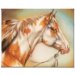 "Dreamer Horse" Limited Edition Giclee on Canvas by Martin Katon, Numbered and Hand Signed with COA.