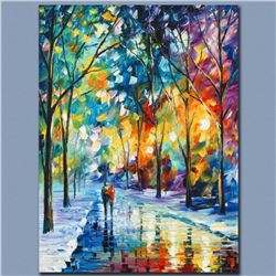 Leonid Afremov "Under the Gaze" Limited Edition Giclee on Canvas, Numbered and Signed; Certificate o