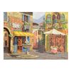 Image 1 : Viktor Shvaiko, "Fountain in the Square" Hand Embellished Limited Edition Serigraph on Canvas, Numbe