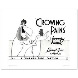 "Crowing Pains #2 (with Foghorn)" Limited Edition Giclee from Warner Bros., Numbered with Hologram S