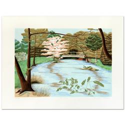 Dorothea Travers, "The Park" Limited Edition Lithograph, Numbered and Hand Signed by the Artist.