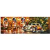 Image 1 : Leonid Afremov "1934 Packard" Limited Edition Giclee on Canvas (35" x 12"), Numbered and Signed; Cer