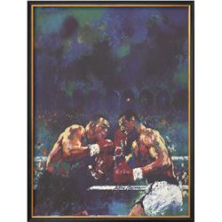 LeRoy Neiman  Tyson vs. Spinks  Custom Framed