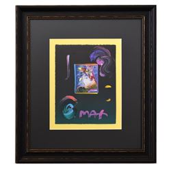Peter Max- Original Mixed Media "Profile"