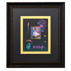 Peter Max- Original Mixed Media "Profile"