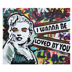 Nastya Rovenskaya- Mixed Media "I Wanna Be Loved By You"