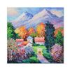 Image 1 : Alexander Antanenka, "Village In the Valley" Original Oil Painting on Canvas, Hand Signed with Certi