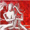 Image 2 : Mark Kostabi "Memory And Desire" Hand Signed Original Artwork with COA.