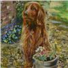 Image 2 : Kimiko Okerson, "Sweetheart" Original Oil Painting on Canvas, Hand Signed with Certificate of Authen