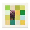 Image 1 : Liz Rider, "Florid Focus" Original Mixed Media Painting, Hand Signed with Letter of Authenticity.