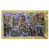 Image 1 : Marta Wiley, Original Mixed Media Painting on Canvas (50" x 32"), Thumb Printed and Hand Signed with