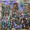 Image 2 : Marta Wiley, Original Mixed Media Painting on Canvas (50" x 32"), Thumb Printed and Hand Signed with