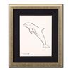 Image 1 : Wyland, "Dolphin" Framed Original Sketch, Hand Signed with Certificate of Authenticity.