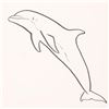 Image 2 : Wyland, "Dolphin" Framed Original Sketch, Hand Signed with Certificate of Authenticity.