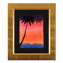 Wyland, "Paradise" Framed Original Watercolor Painting, Hand Signed with Certificate of Authenticity