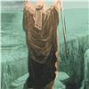 Image 2 : Ringo (Protege of Andy Warhol's Apprentice, Steve Kaufman), "Moses" One-of-a-Kind Hand Pulled Silksc