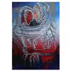 Image 1 : Mark Kostabi, "Let'S Be Chrystal Clear" Mixed Media Original Painting; Hand Signed, with COA.