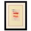 Image 1 : Neal Doty (1941-2016), Framed Original Mixed Media Linocut, Hand Signed with Certificate of Authenti