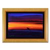 Image 1 : Wyland, "Dolphin" Framed Original Watercolor Painting, Hand Signed with Certificate of Authenticity.