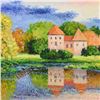 Image 2 : Alexander Antanenka, "House Reflection" Original Oil Painting on Canvas, Hand Signed with Certificat