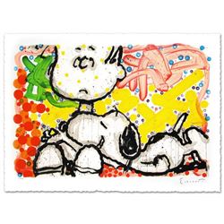 Tom Everhart- Hand Pulled Original Lithograph "Super Sneaky"