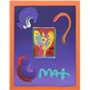 Image 2 : Peter Max- Original Mixed Media "Angel with Heart"