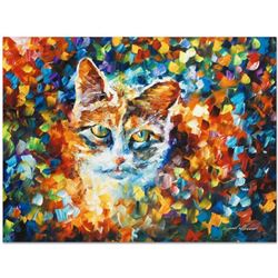 Leonid Afremov "Bright Eyes" Limited Edition Giclee on Canvas, Numbered and Signed; Certificate of A