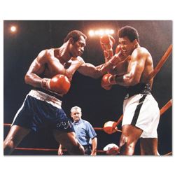 Licensed Photograph of the Heavyweight Champs Muhammad Ali and Ken Norton.