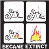 Image 2 : "How Stick People Became Extinct" Fine Art Litho Poster (24" x 36") by Renowned Pop Artist Todd Gold