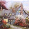 Image 2 : Thomas Kinkade (1958-2012), "Sweetheart Cottage" Limited Edition Offset Lithograph, Numbered and Han