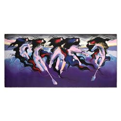 Bonny Leibowitz, "The Wind Gave Them Life" Limited Edition Serigraph (73" x 36"), Numbered and Hand 