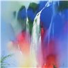 Image 2 : Thomas Leung, "Tranquil Falls" Limited Edition on Canvas, Numbered and Hand Signed with Letter of Au