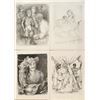 Image 10 : LUCIEN MORETTI SUITE EN NOIR SUITE OF 14 LITHOGRAPHS H/S & MATCHING NUMBERS COA