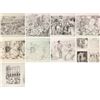 Image 1 : LUCIEN MORETTI SUITE EN NOIR SUITE OF 14 LITHOGRAPHS H/S & MATCHING NUMBERS COA