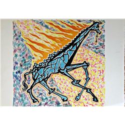 Salvador Dali "Giraffie Afire" Lithograph