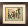 Image 1 : MARCEL MOULY ORIGINAL ONE OF A KIND GOUACHE On Paper